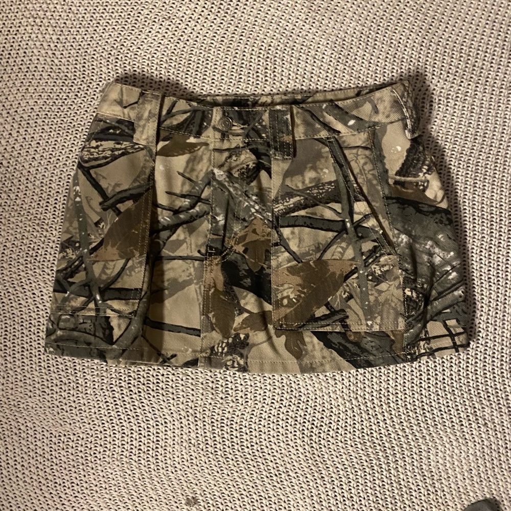 Camouflage Mini Skirt